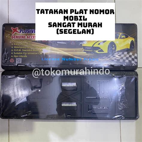 Jual Tatakan Plat Nomor Slip Cm Astra Honda Shopee Indonesia