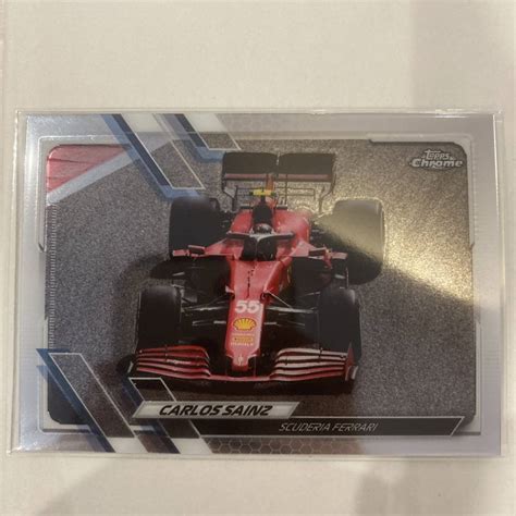 Yahoo Topps Chrome Formula F Carlos Sainz