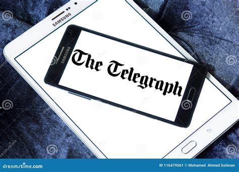 The Telegraph Newspaper Logo Editorial Photo - Image of motto, founded ...