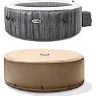 Amazon Coleman SaluSpa Air Jet Person Inflatable Hot Tub Spa Gray With Bestway