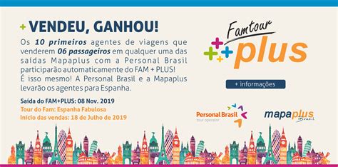 Mapaplus Venda Antecipada 2020 2021 Personal Brasil Tour Operator