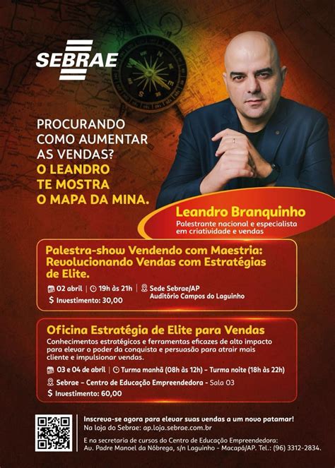 Sebrae Promove Palestra Vendendo Maestria E Traz Leandro Branquinho