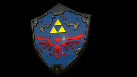 Hylian Shield 3d Model By Erik Capistran Erikcapistran [9ef8559] Sketchfab