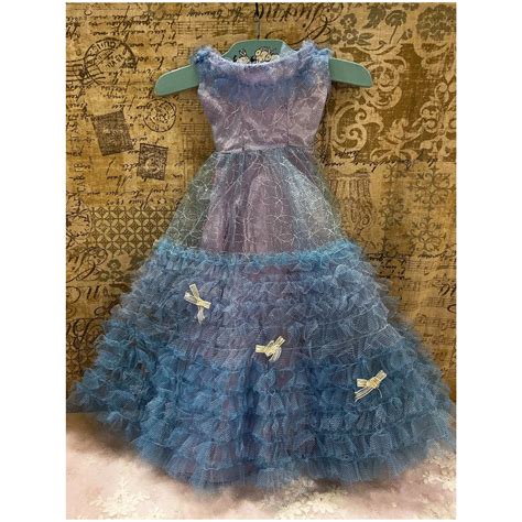 Original Darling Debbie Blue Ballgown Crisp Un Used 1958 Fabulous