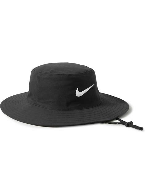 Nike Golf Logo Print Dri Fit Golf Bucket Hat Black Nike Golf