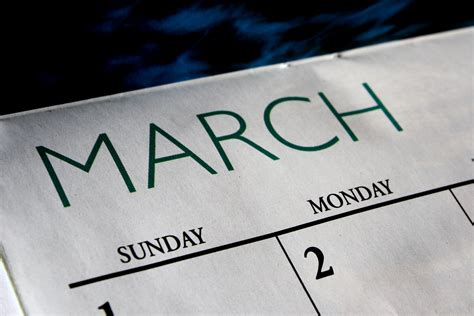 March Calendar Picture | Free Photograph | Photos Public Domain