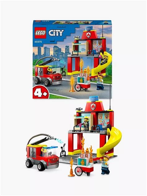 Lego City 60375 Fire Station And Fire Truck