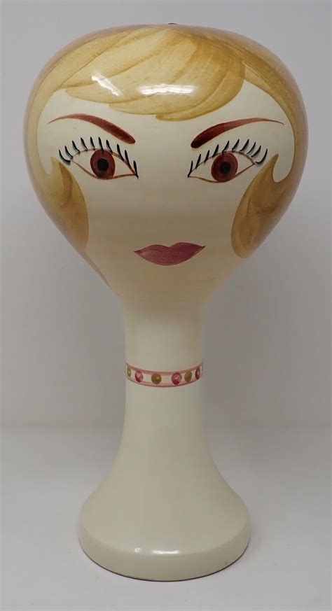 Stangl Pottery Hat Wig Stand Auction
