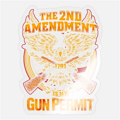 2nd Amendment My Gun Permit Ts Unique Designs Spreadshirt