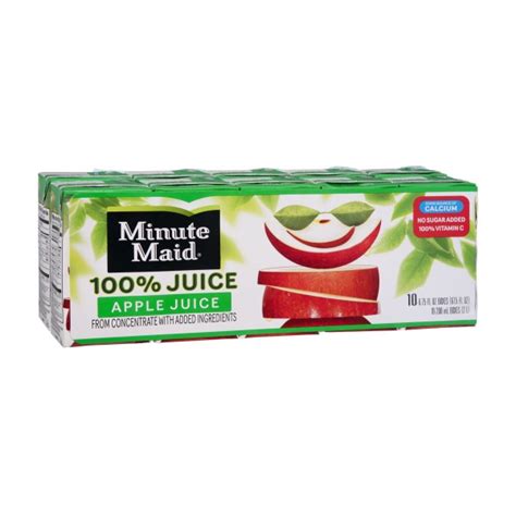 Minute Maid 100% Apple Juice - 10 pk