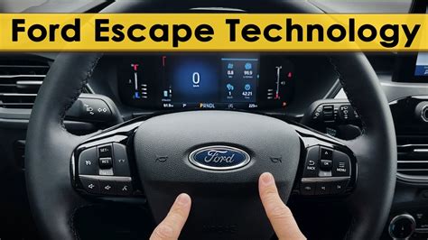 Steering Wheel And Cluster In The Ford Escape Models