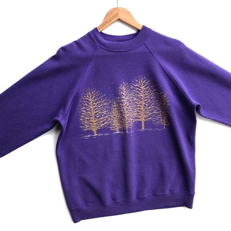 Vintage Forest Graphic Hanes Crewnecks Sweatshirt Jumper - Etsy