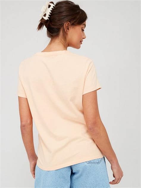 Levis Perfect V Neck T Shirt Almond Cream Uk