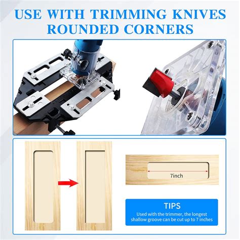 AUTORIFIC Door Hinge Template Jig, Door Lock Cabinet Router Door Jamb ...