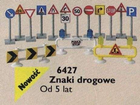 Lego Town Znaki Drogowe Por Wnywarka Cen Klock W