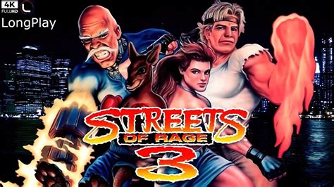 Streets Of Rage 3 LongPlay Mega Drive Genesis 4K 60fps YouTube