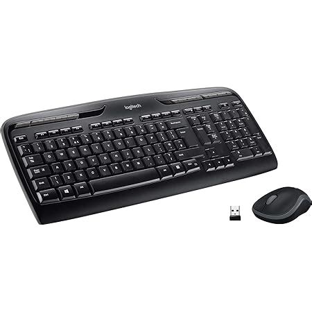 Logitech Mk Combo Clavier Et Souris Sans Fil Pour Windows Ghz