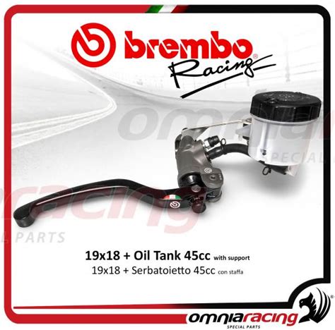 Brembo Racing Pompa Freno Anteriore Radiale X Forgiata E Kit