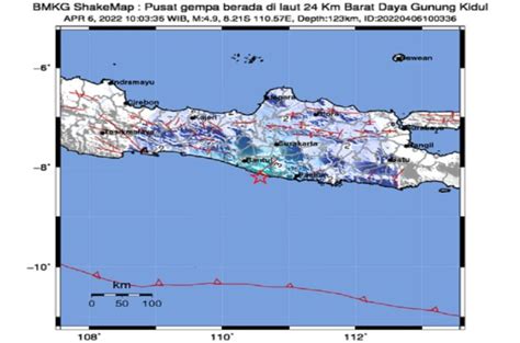 Sindo Hi Lite Gempa Terkini M Guncang Gunungkidul Terasa Hingga