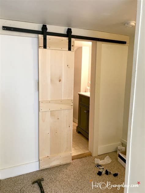 Interior DIY Double Barn Door Tutorial H2OBungalow