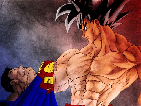 Dragon Ball Z Goku Vs Superman