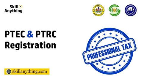 Ptec Ptrc Registration Process Learn About Professional Tax Youtube