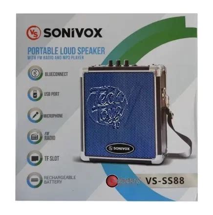 Parlante Sonivox VS SS88 400W De Potencia Para Tus Mejores Momentos