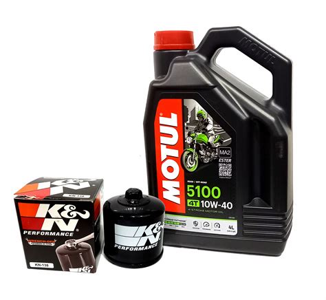 Olej Motul 5100 10W40 4L Filtr Oleju K N KN138 4T Ma2 Suzuki Gsxr Sv Dl