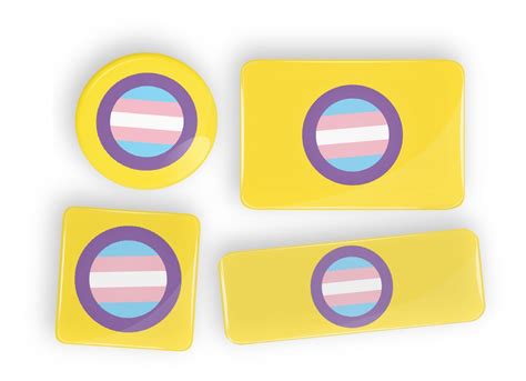 Intersex Trans Pride Flag Pin Badge Button Or Magnet Lgbt Etsy