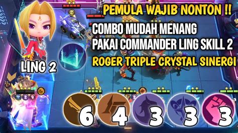 ROGER TITAN TRIPLE CRYSTAL SINERGI COMBO MUDAH MENANG PAKAI LING