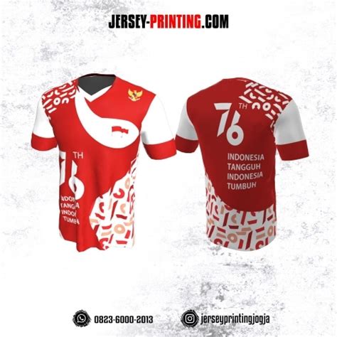 Jersey HUT RI 76 Kemerdekaan Indonesia 17 Agustus Merah Putih Jersey