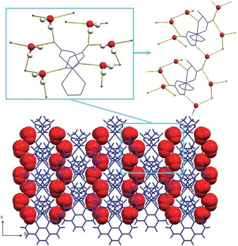 View Of The Molecular Packing In And With Lattice Water