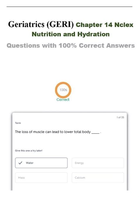 Nclex Nutrition Questions 7