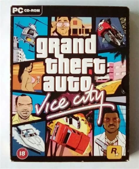 Grand Theft Auto Gta Vice City Pc Cd Rom Komplett Original