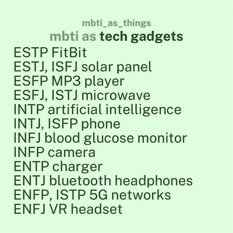 Mbti Claire Hellevang On Instagram Mbti As Things Everyone