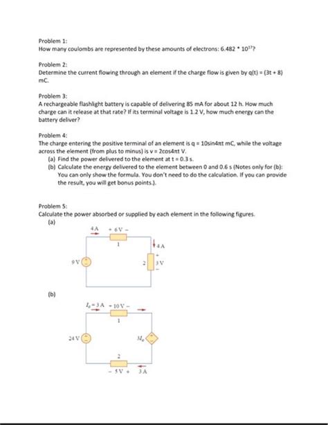 Solved Problem Determine The Current Flowing Through An Chegg