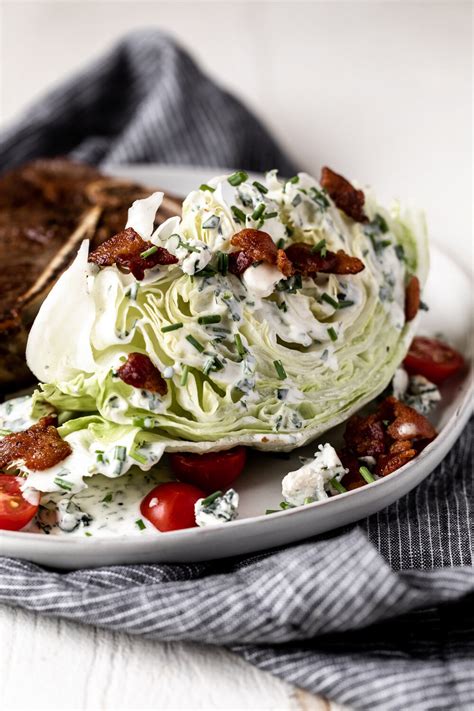 Classic Wedge Salad With Buttermilk Herb Dressing Cooking With