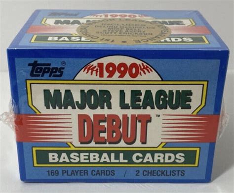 Topps Major League Debut Baseball Cards Ebay