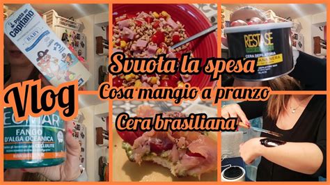 Vlog Svuota La Spesa Cera Brasiliana E Cosa Mangio A Pranzo Youtube