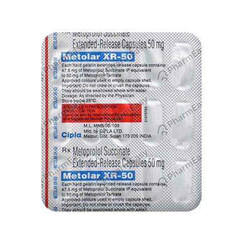 Metolar Xr Mg Capsule Uses Side Effects Dosage Composition