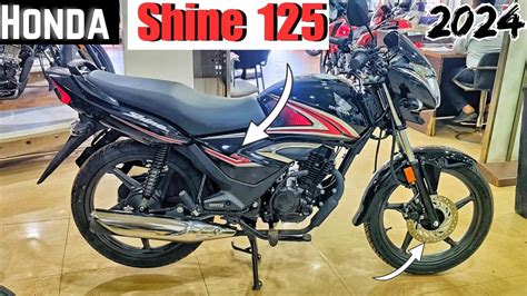 Honda Shine 125 New Model 2024 OBD 2 E20 New Features Fi Price Mileage