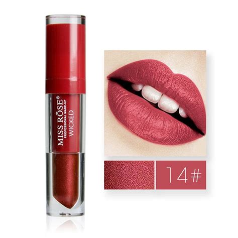 Miss Rose Liquid Lipstick Waterproof Long Lasting Lips Nutritious Matte Lip Gloss