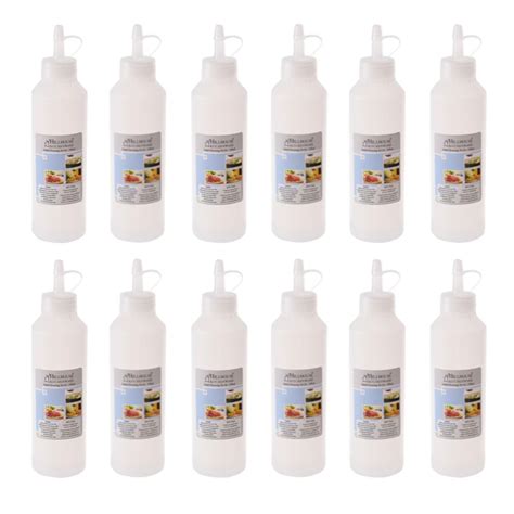 Kitchen Dispenser Condiment Bottle Set of 12 Jumbo Pack ( 500ml) | Shop ...