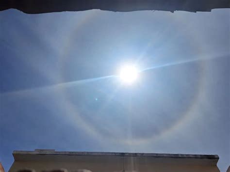 El Cielo De Nuevo Habl Impresionante Halo Solar Se Registra En El