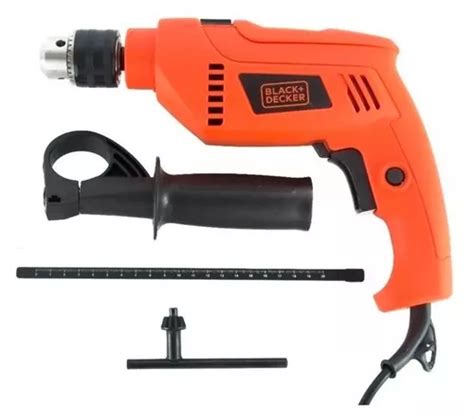 Taladro Percutor Black Decker Hd K Mm W Malet N Color Naranja