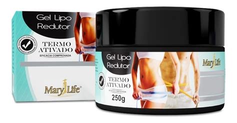 Gel Lipo Redutor Termo Ativado Queima Gordura Mary Life G Mercado