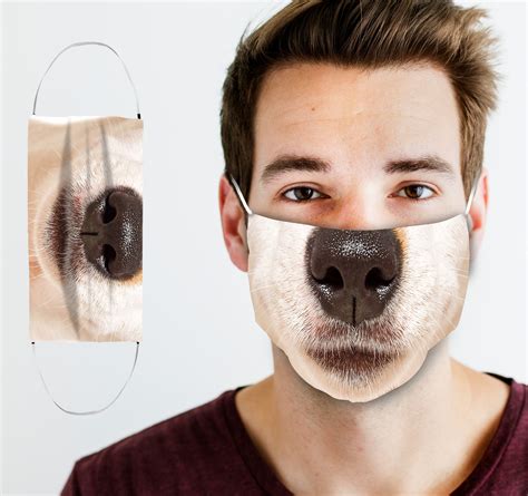 Animal Dog Face Mask | Dog face, Pet dogs, Dogs