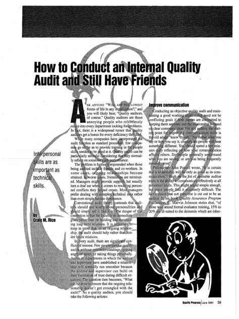 How To Conduct Internal Audit And Still Have Friends 1689339848 Pdf