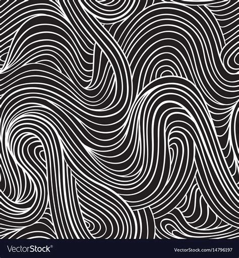 Curved lines pattern Royalty Free Vector Image