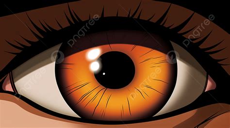 This Is An Illustration Of An Orange Eye Background Picture Of Naruto